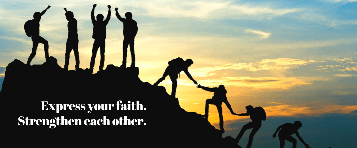 Life Petals About Us Page Express your faith. Strengthen each other.