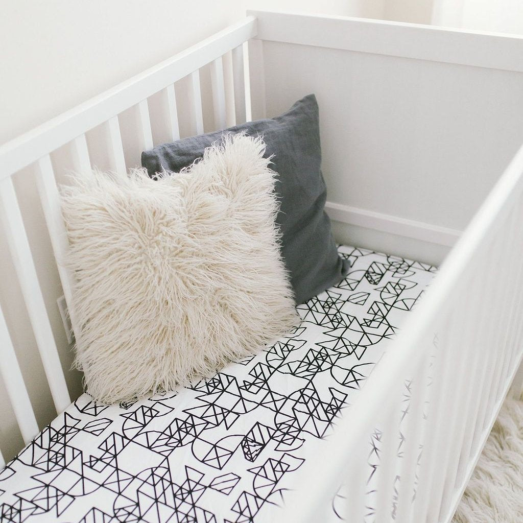 geometric baby bedding