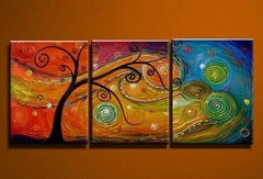 Tree of Life Paintings, Large Abstract Paintings, Buy Paintings Online, Colorful trees