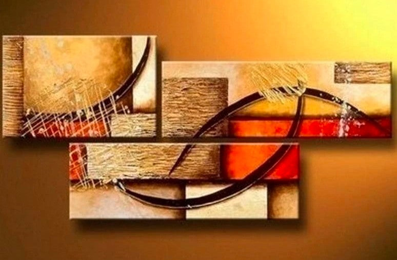 Canvas Painting for Living Room, Bedroom Wall Art,Abstract Modern Painting, Living Room Wall Art, 3 Piece Wall Paintings