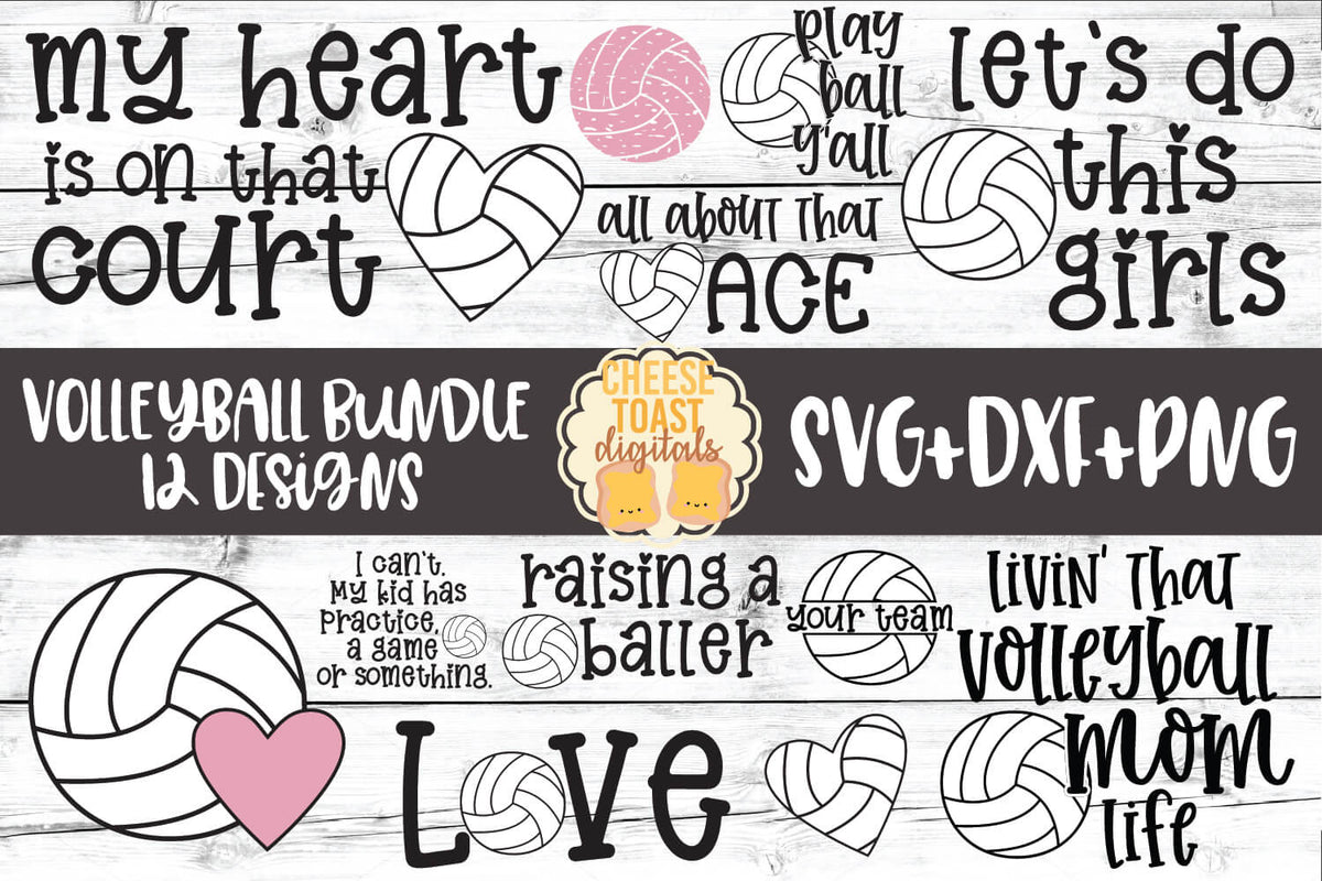 Download Volleyball Svg Bundle Free And Premium Svg Files Cheese Toast Digitals SVG, PNG, EPS, DXF File