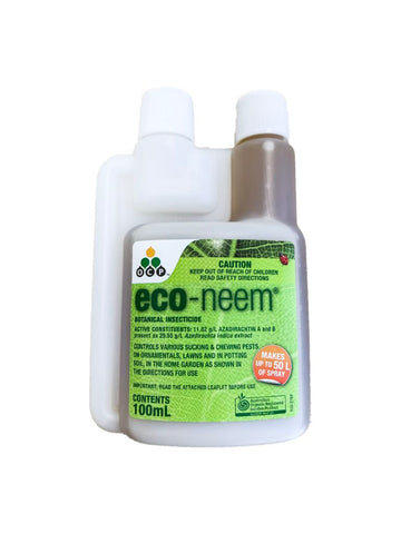 Bottle of eco neem oil