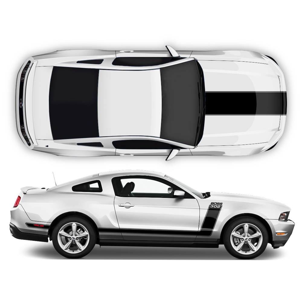 Ford Mustang BOSS 302 Special Stripes 1/24th 1/25th Scale Decals 
