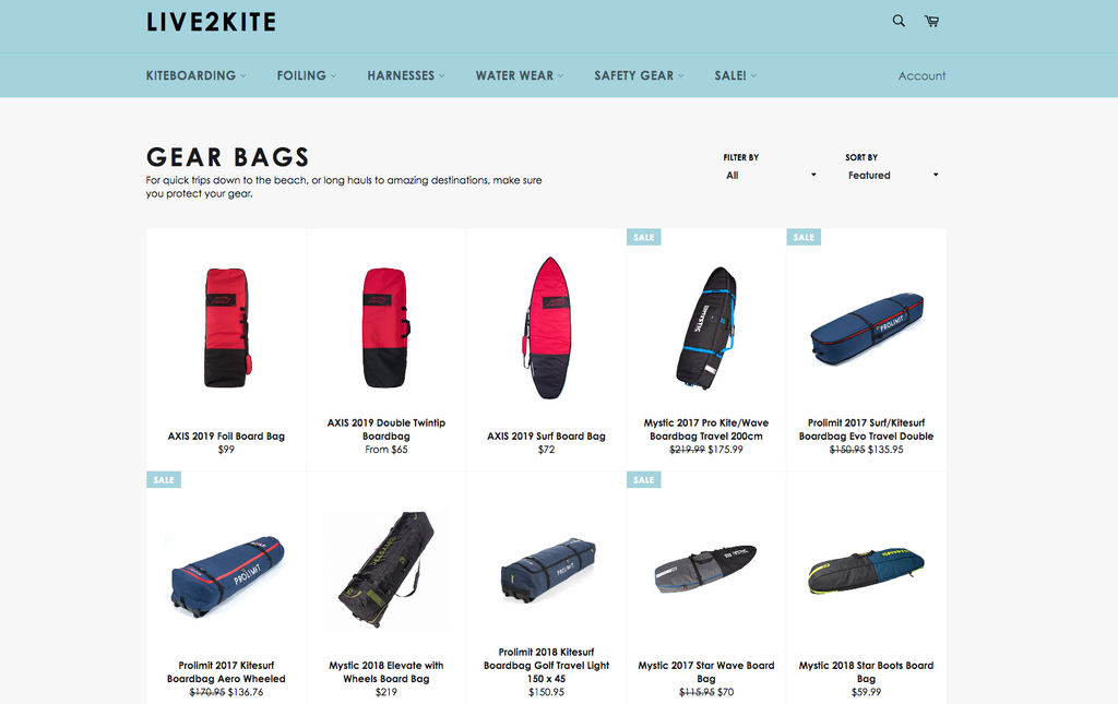 Kitesurfing Kiteboard Travel Bags