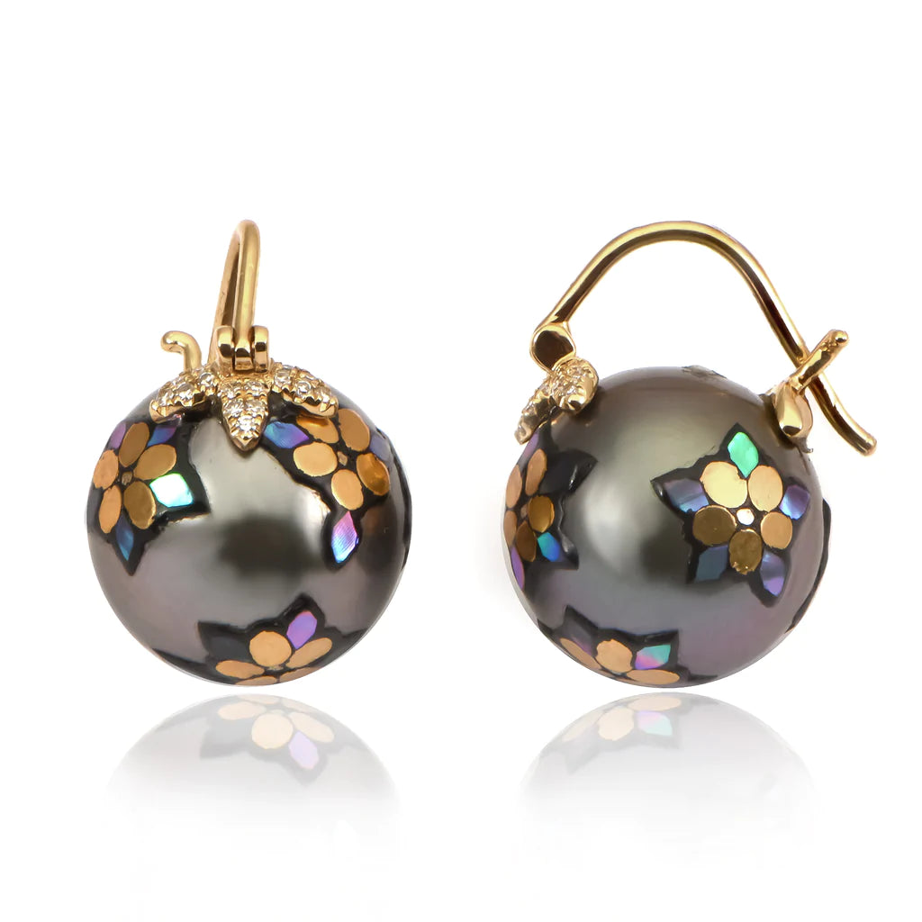 14MM PEARL EARRINGS
