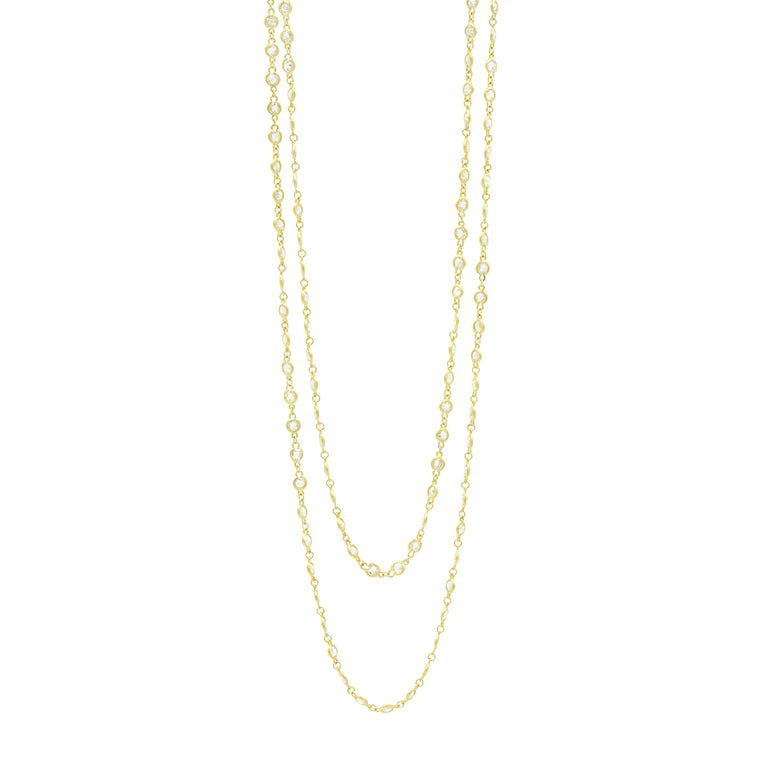 Bezel Set Radiance Wrap Chain