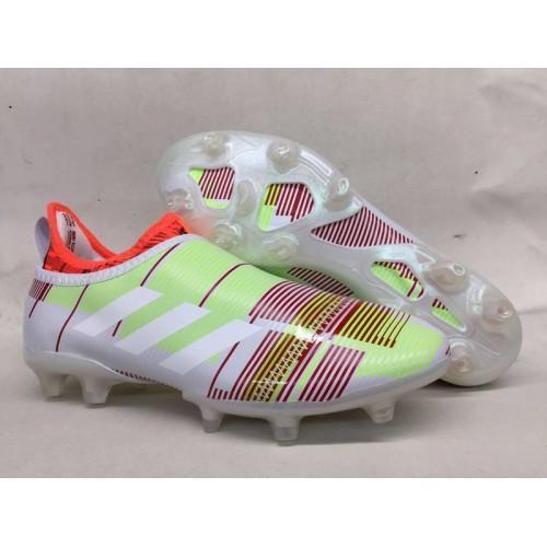 Existe imitar alguna cosa Adidas Glitch Skin 17 FG Soccer Shoes Grass Green Orange Grey – kicksnatics