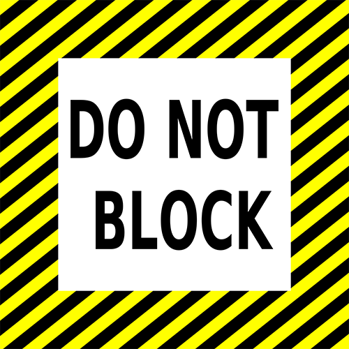 do-not-block-floor-sign-pristine-products