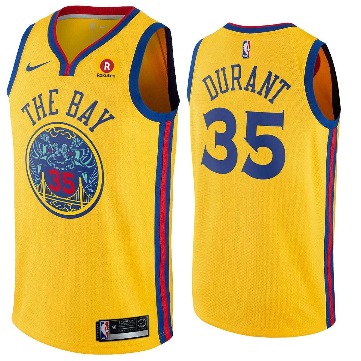Men 35 Kevin Durant Jersey Yellow The 