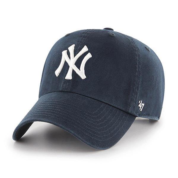 47 Brand New York Yankees Clean Up MLB Dad Hat Cap Navy , One Size