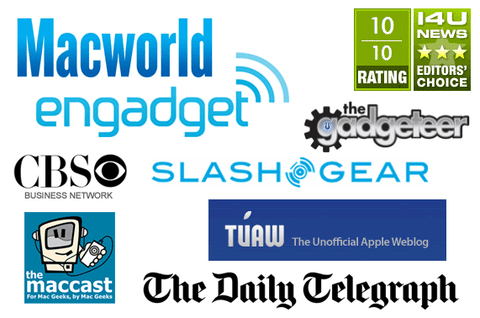 BearExtender technology has been reviewed by Macworld, Engadget, SlashGear, TUAW, the Gadgeteer and more!