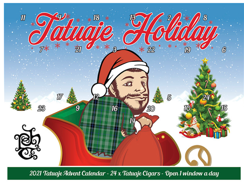 Tatuaje Holiday Advent Calendar Green Cigar God