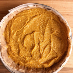 Pumpkin Pie ready to for the oven!