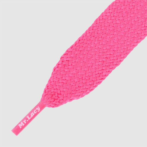 Mr.Lacy Fatties Shoelaces - Neon Pink