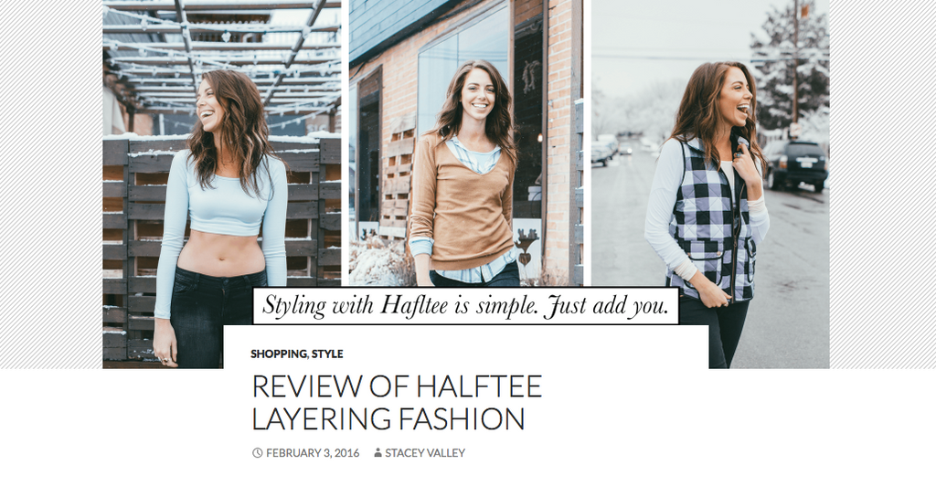 Press HALFTEE Layering Fashion