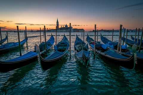 Photo of Gondolas in Venice Source Boris Ulzibat from Pexels