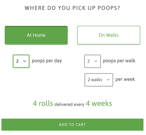 eco poop bags calculator