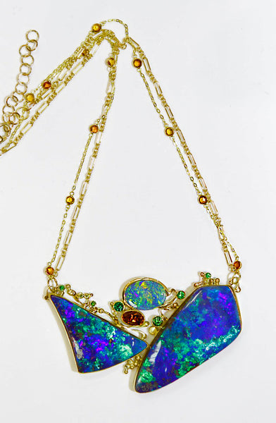Boulder-opal-black-opal-necklace-gold-kalled