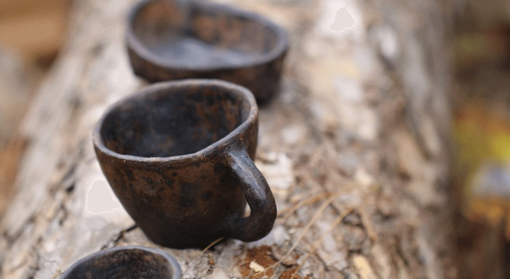 Black pottery cups | Muezart