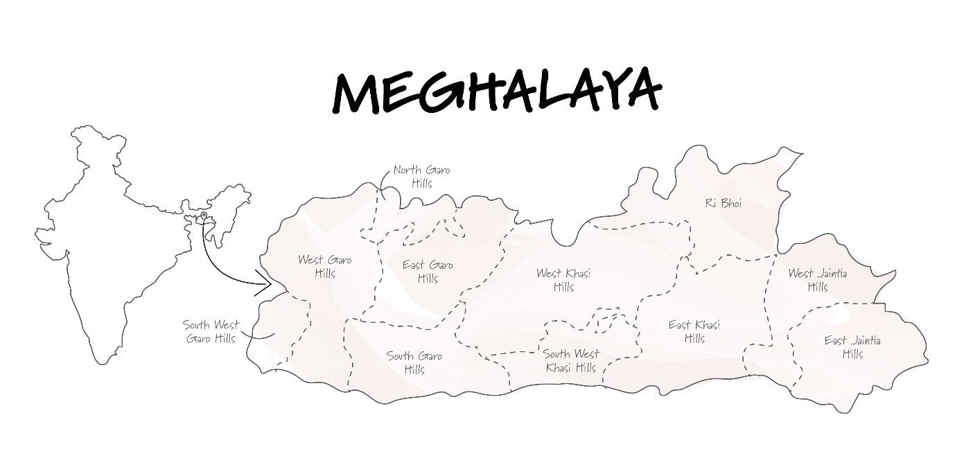 Map of meghalaya | Muezart