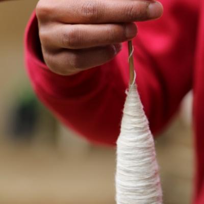 Handspun Eri Silk yarn from Muezart