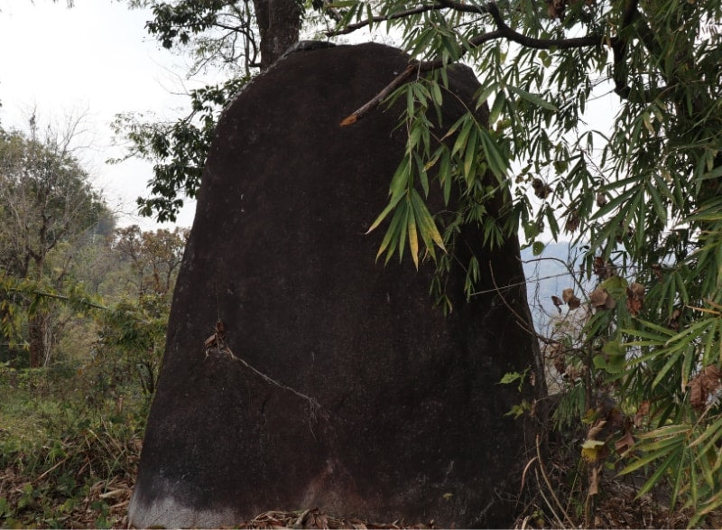 monolith stone rock Meghalaya
