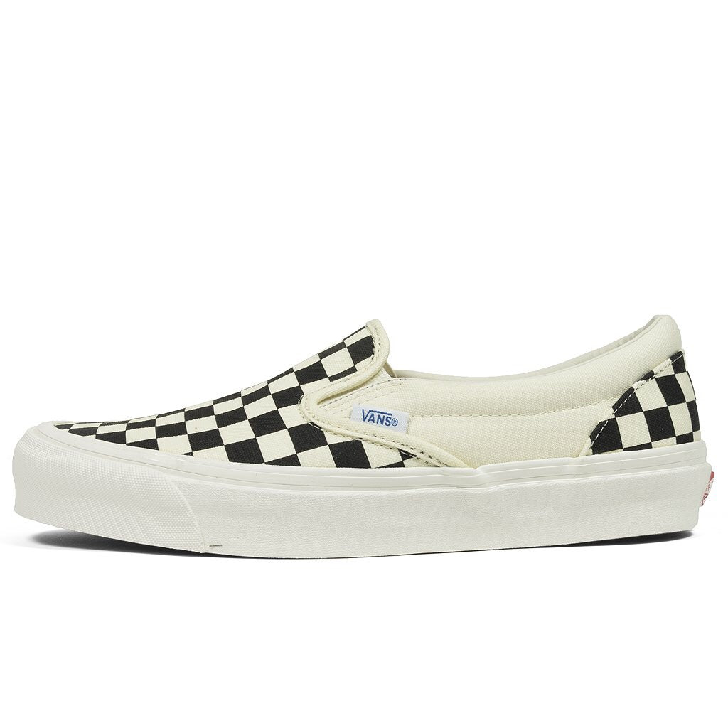 vans checkerboard slip on og