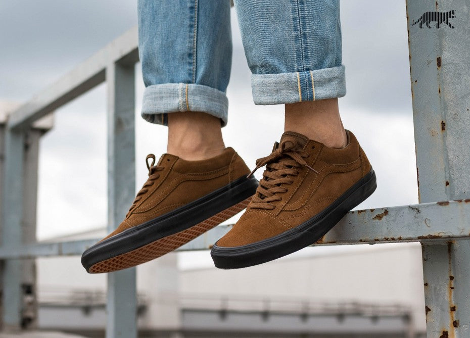 vans old skool teak black