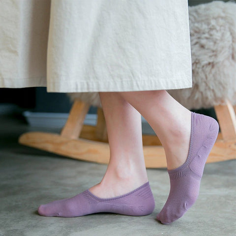 no-show socks that don't slip down - midcut