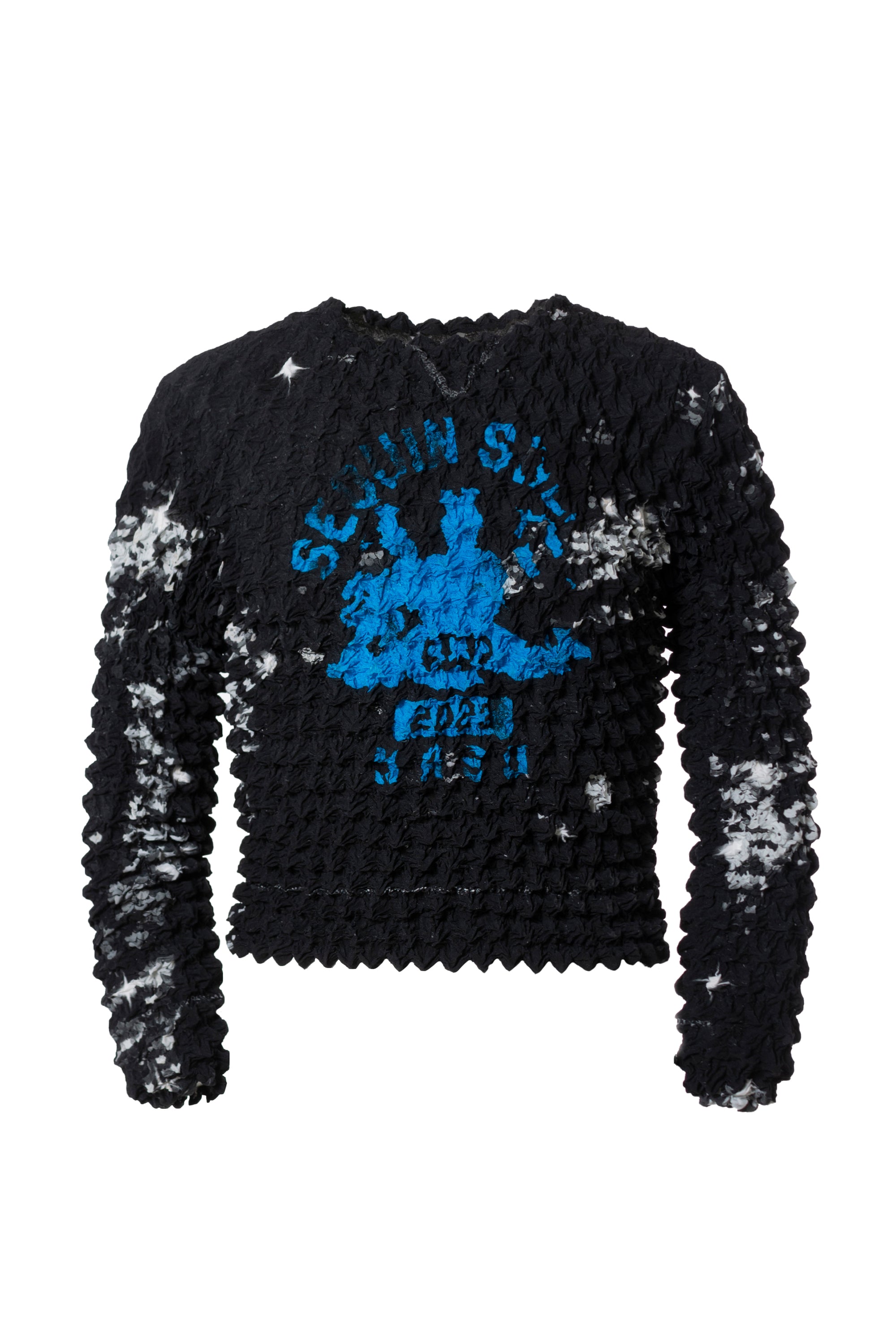 MASU SS23 POPCORN SWEATSHIRT / BLK - NUBIAN