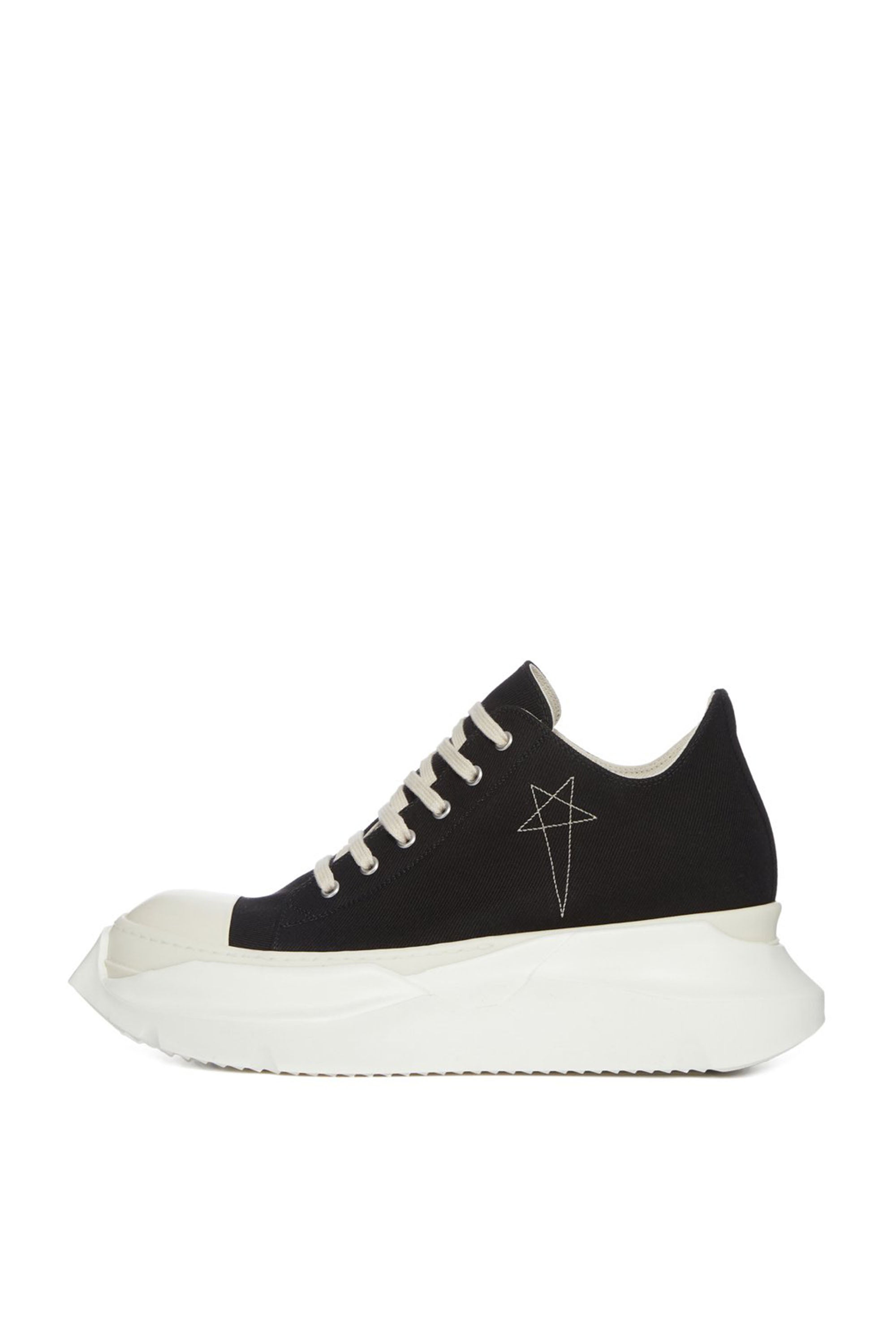 Rick Owens Drkshdw SS23 ABSTRACT LOW SNEAK / BLK MILK