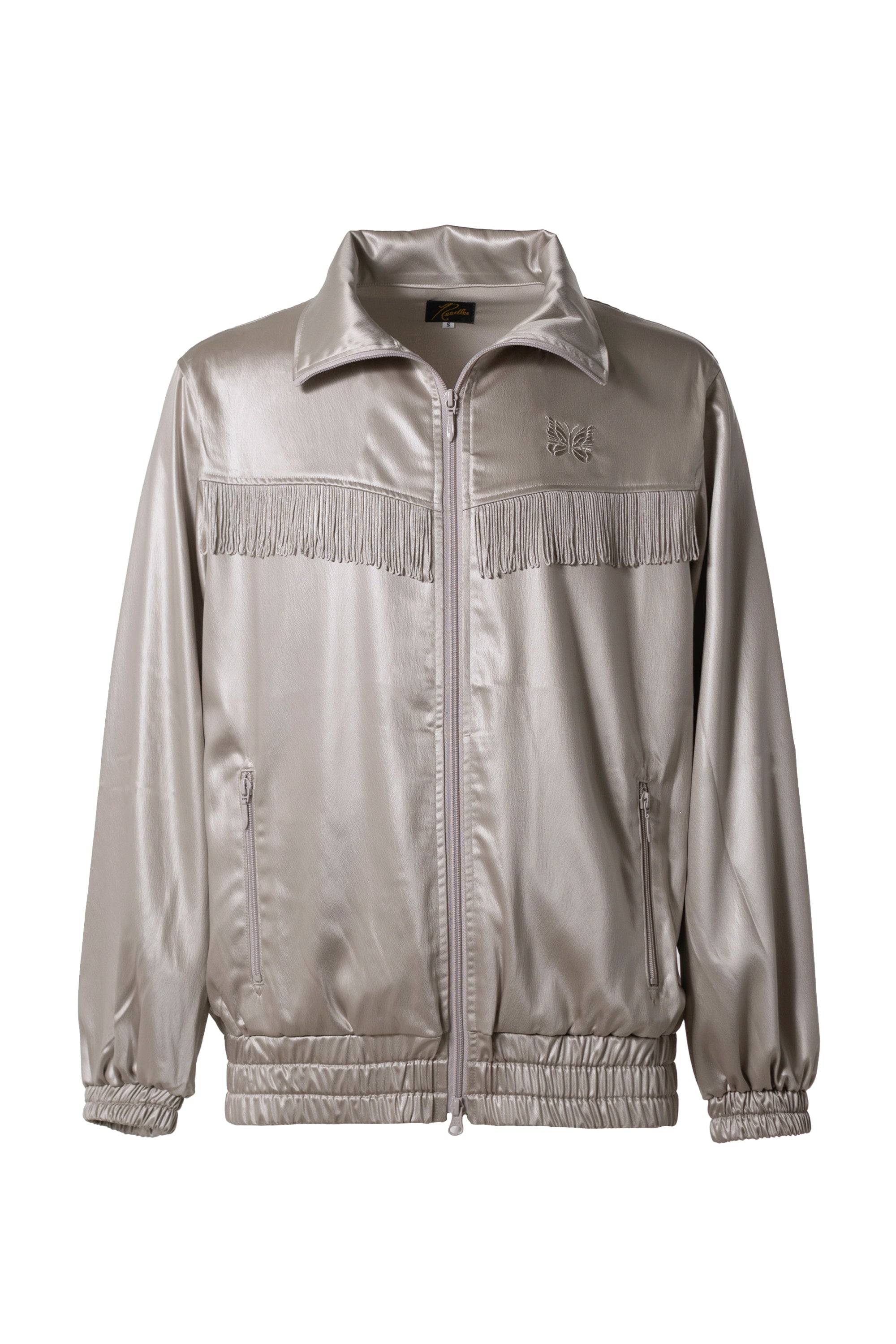 needles FRINGE TRACK JACKET POLY SATEEN | www.innoveering.net