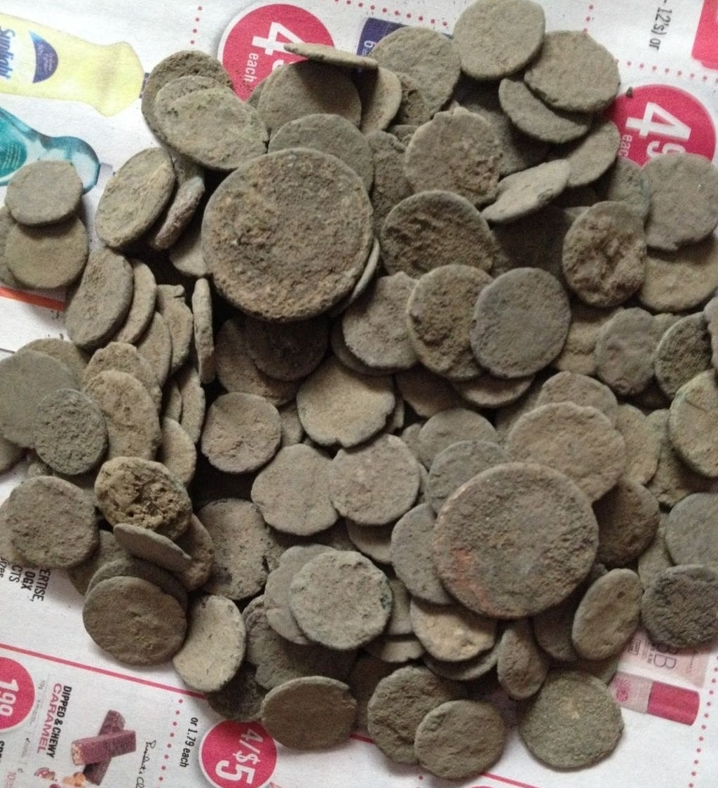 .....1 LOT OF 18 ANCIENT ROMAN CULL COINS UNCLEANED & EXTRA COINS ADDED 