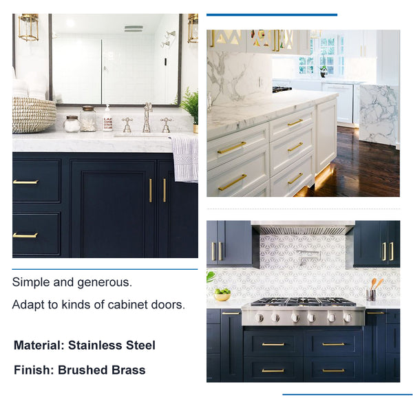 black kitchen cabinets with gold pulls