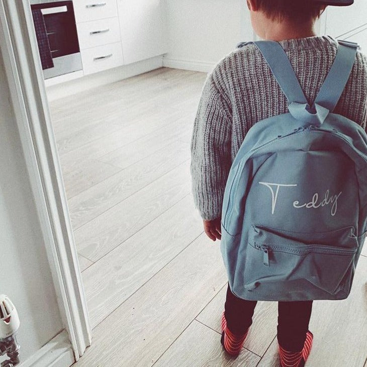 large personalised backpack