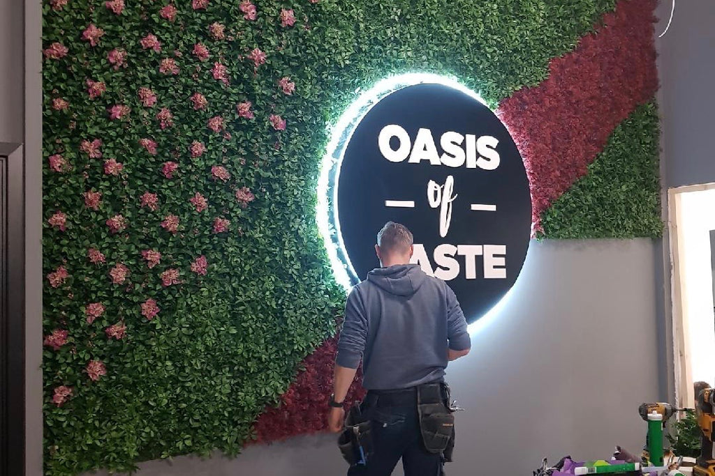 Oasis of Taste - Artificial Green Wall - Trees Company