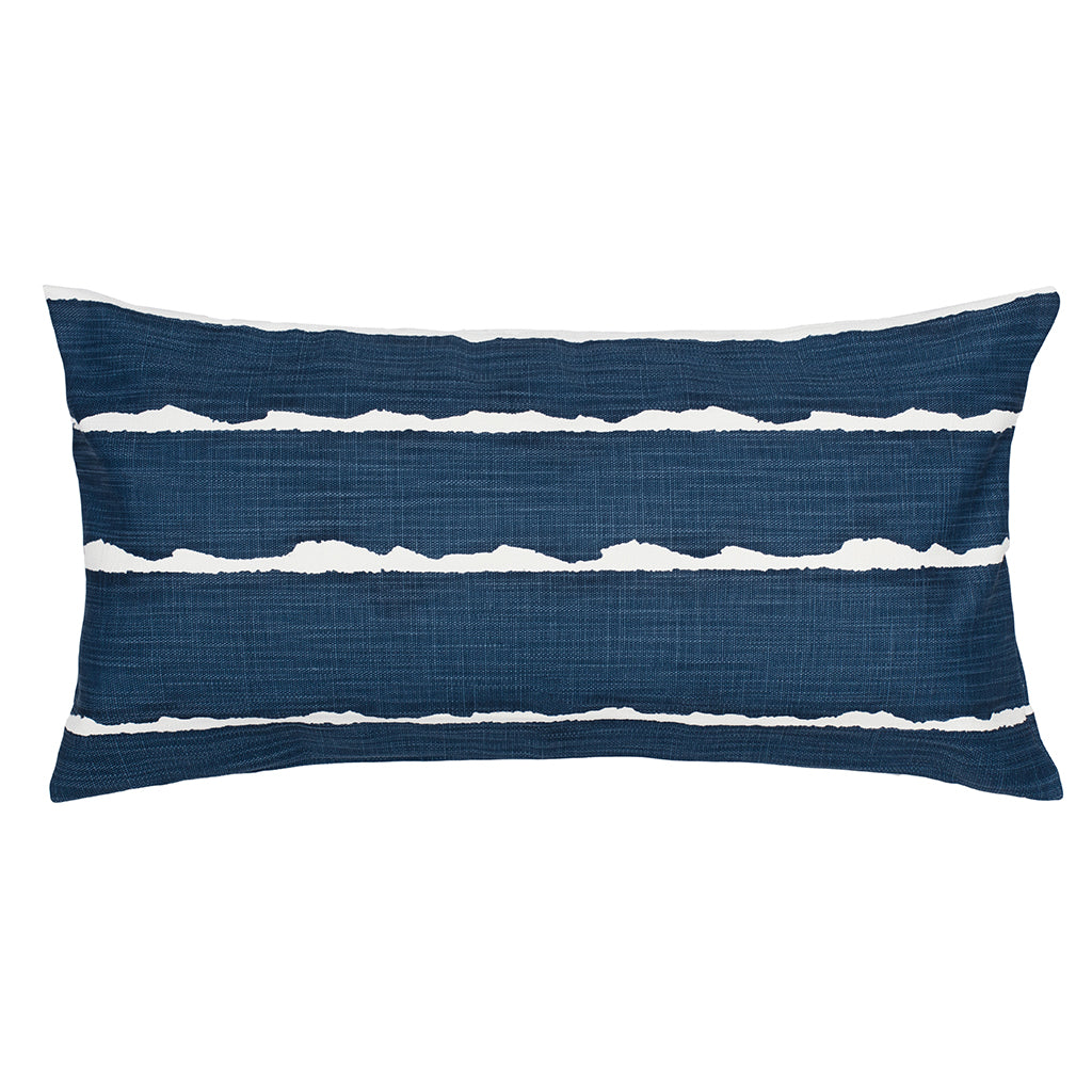 Bedroom inspiration and bedding decor | The Navy Modern Lines Throw Pillows | Crane and Canopy