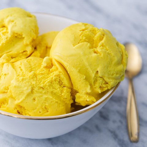 Malai tumeric ice cream