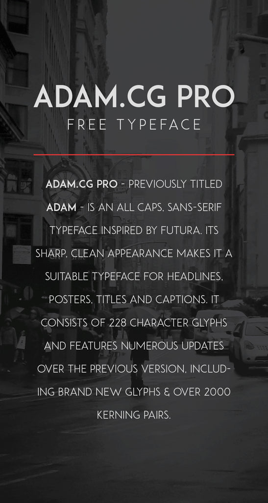 adam cg font free 