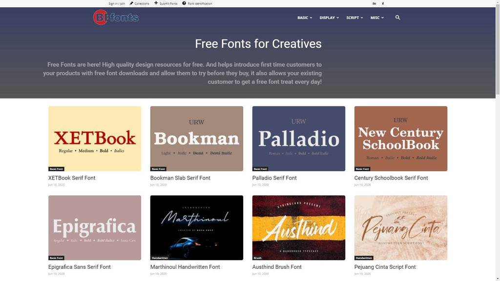 be fonts free download 