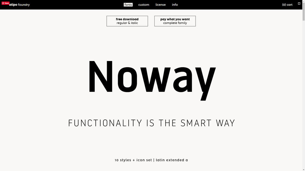 behance font free noway