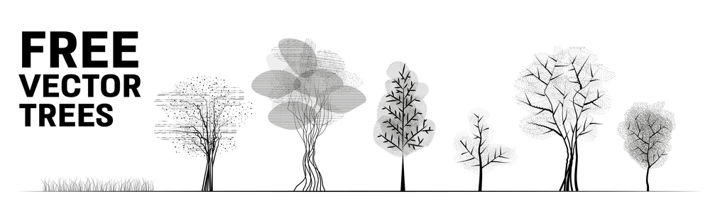 free download vector trees 