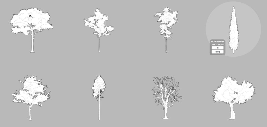 vector trees free 