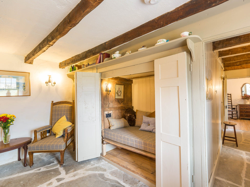 the converted box bed in downie's cottage