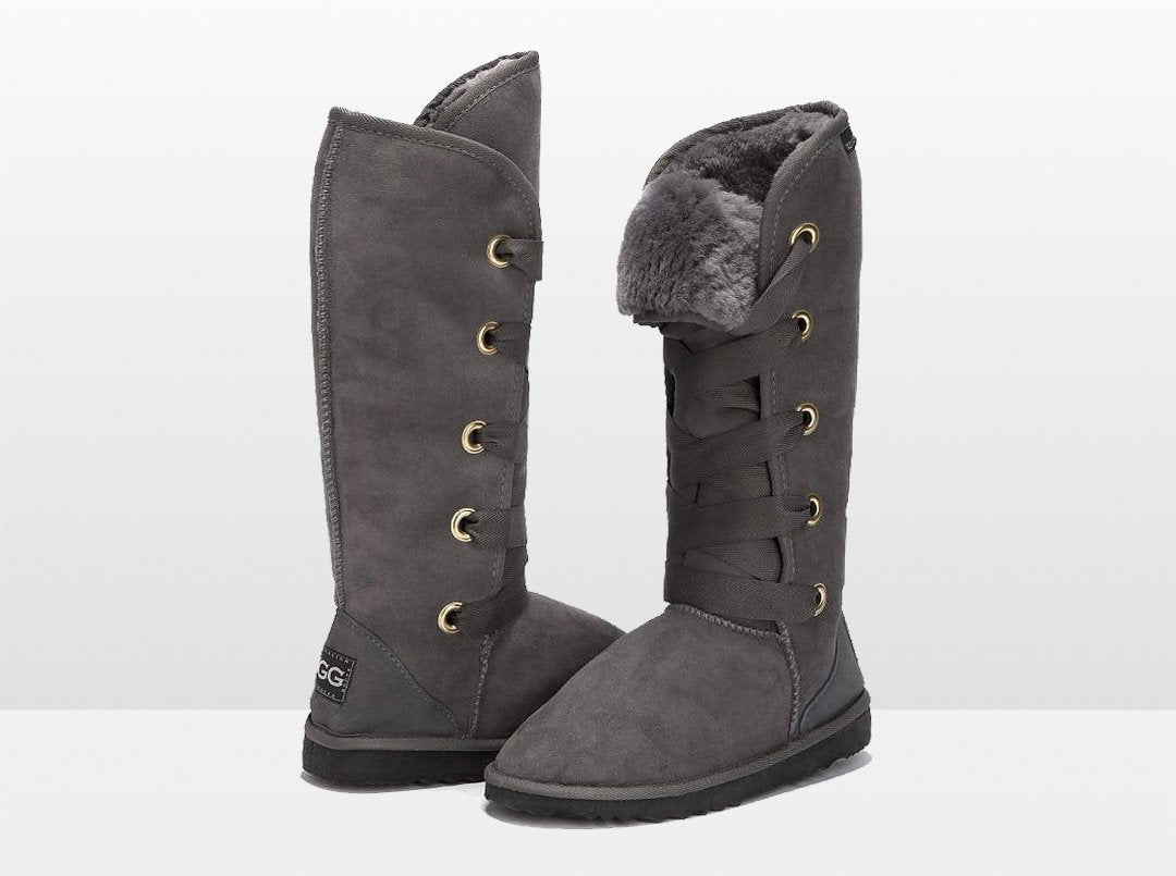 ugg tall gray boots