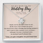 To My Mom On My Wedding Day From Your Loving Son Mother Of The Groom Gift From Son
