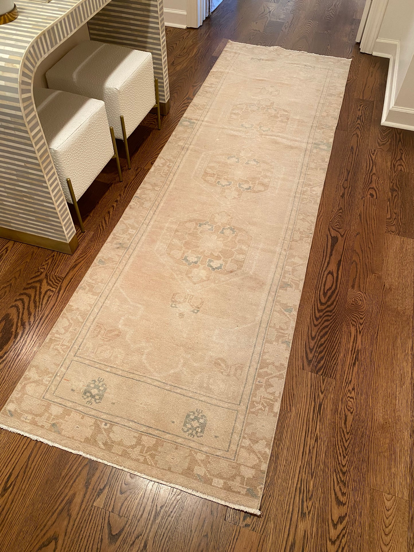 2’11”x9’9” Oushak Runner