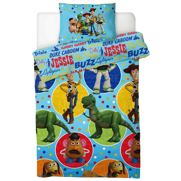 Disney Toy Story Single Duvet Set Mr Potato Head Blusii