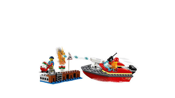 lego dockside fire