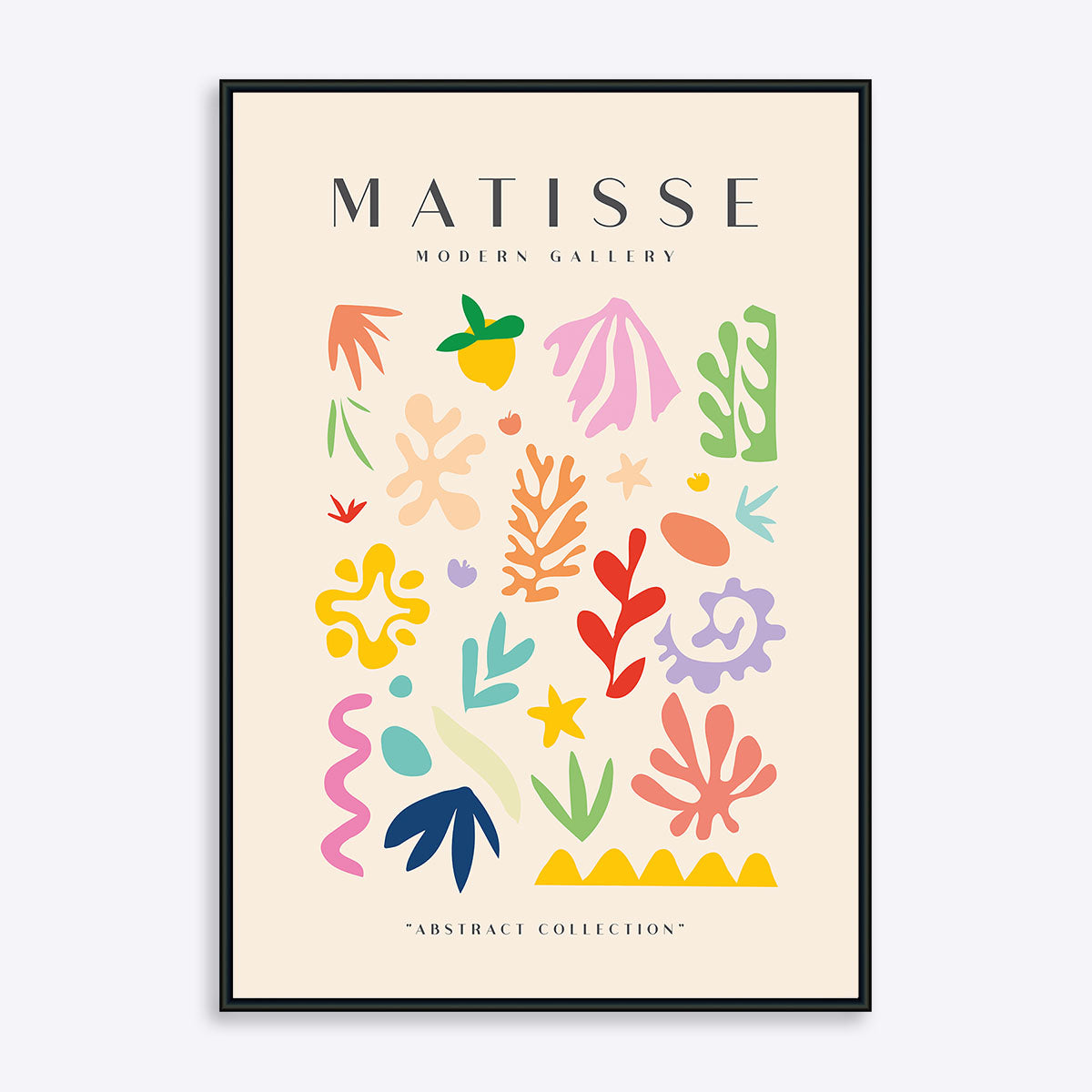 Matisse Modern Gallery NO2 - Kunstplakat inspireret af Matisse. Poster Society